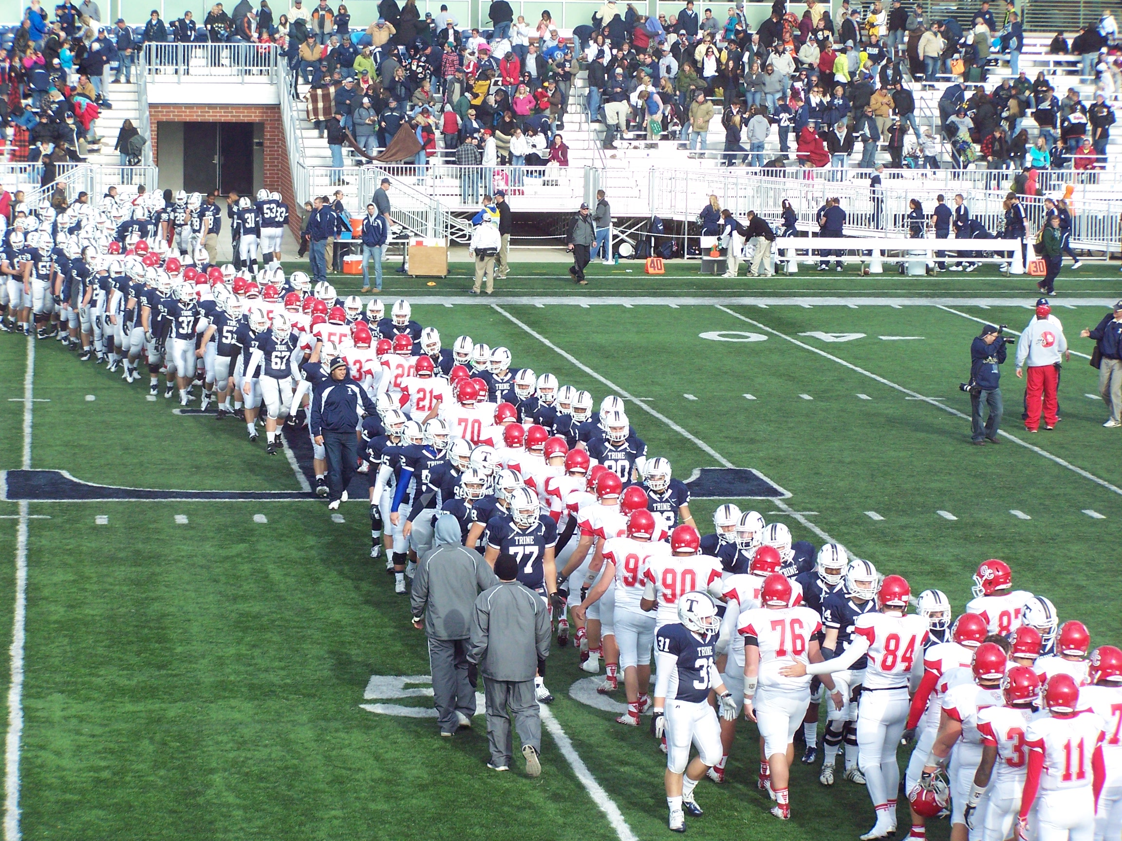 Trine Wins Big Over Olivet in MIAA Football